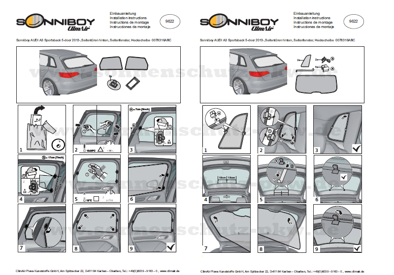  Sonnenschutz Sonniboy DACIA Sandero Stepway 2