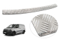 Preview: VW T7 Transporter STN STM Aluminium Ladekantenschutz geriffelt