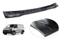 Preview: VW T7 Transporter TV TW Stainless Steel Rearguard black