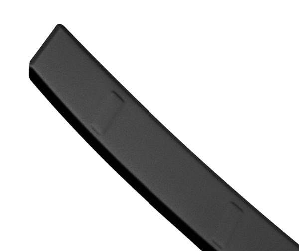 Preview: Alfa Romeo Stelvio Edelstahl Ladekantenschutz schwarz pulverbeschichtet