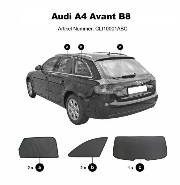 sonnenschutz sonniboy audi A4 Avant B8