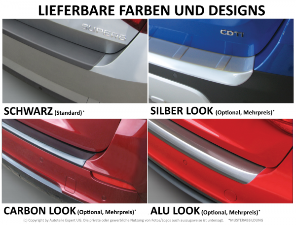 Rearguard Bumper protection Mitsubishi L200 tailgate (KJ0T) 09.2015-