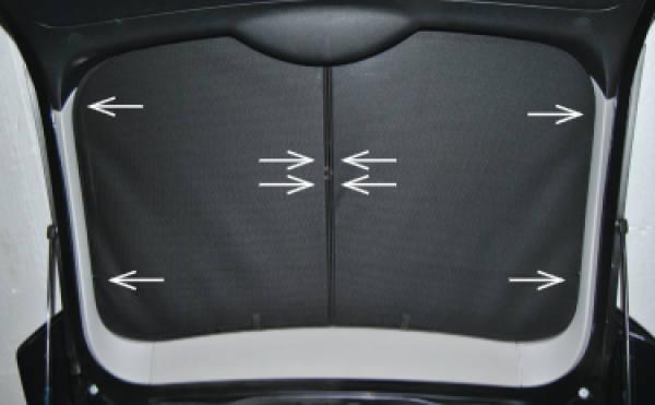 Car Shades Sonnenschutz Ford Focus DA Heckscheibe