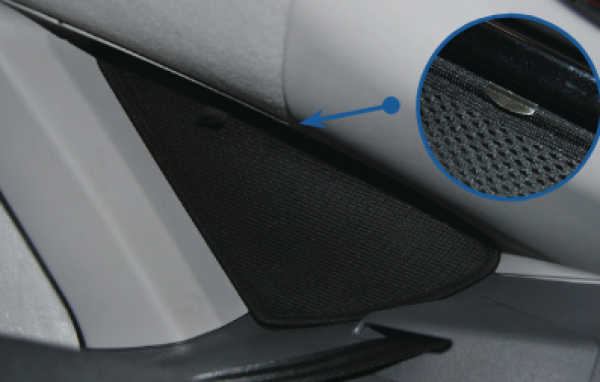 Car shades Sonnenschutz Ford Focus DYB Seitenscheibe hinten