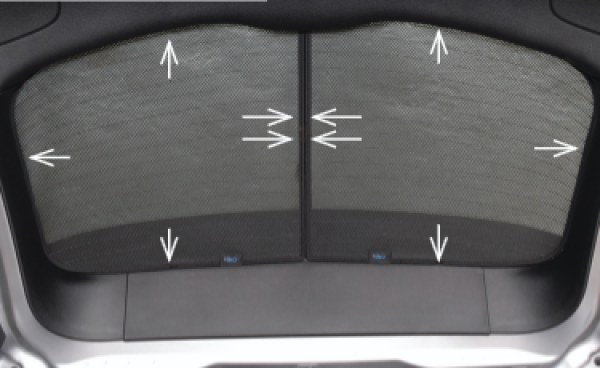 Car Shades Sun protection Jeep Cherokee tailgate