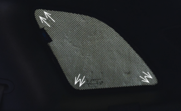 Preview: Car shades Sonnenschutz Seitenscheibe Jeep Cherokee hinten