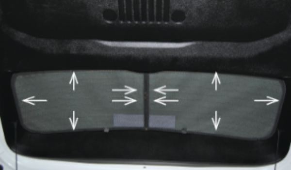 Car shades Sonnenschutz Jeep Renegade Heckscheibe