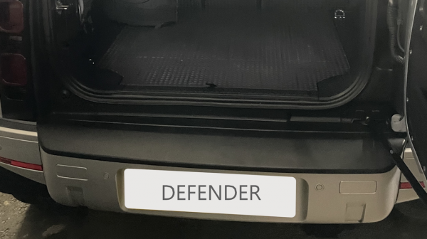 Loading sill protection Land Rover Defender L663 inside