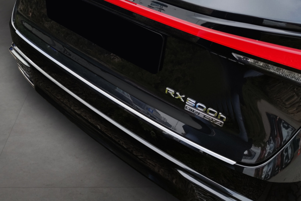 Edelstahl Ladekantenschutz Lexus RX schwarz