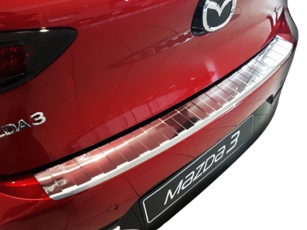 Edelstahl Ladekantenschutz Mazda 3 BP