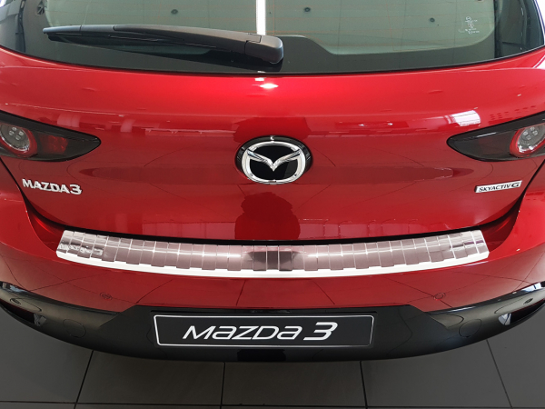 Mazda 3 BP Edelstahl Ladekantenschutz