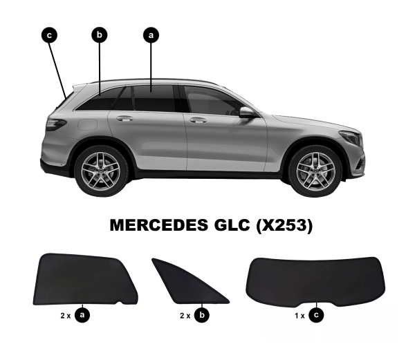 Mercedes GLC X253 sonnenschutz sonniboy