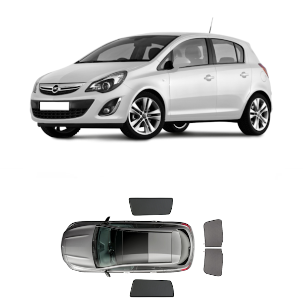 Car Shades Opel Corsa D 5-Door