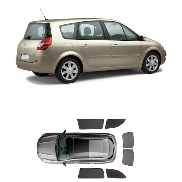 Car Shades Renault Grand Scenic JM