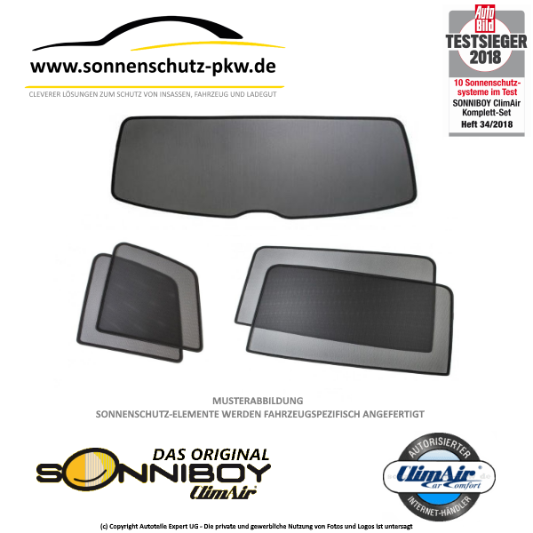 sun shades sonniboy VW Taigo