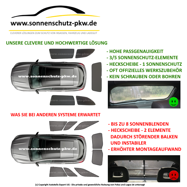 sichtschutz sonniboy skoda octavia combi 3