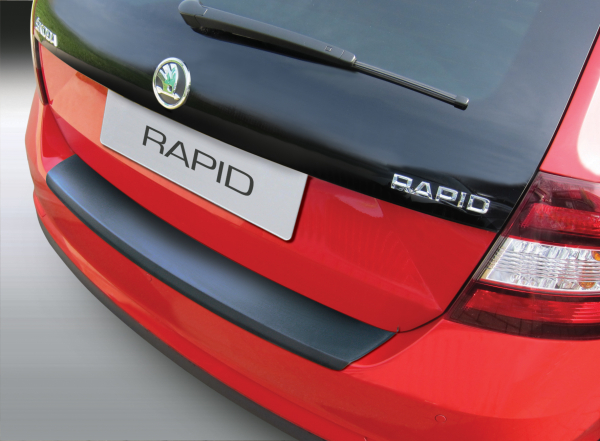 Rearguard Bumper protection SKODA Rapid Spaceback 10.2013-