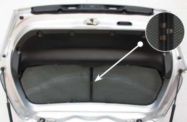 Preview: Car Shades Sun protection Suzuki Swift FZ FN tailgate