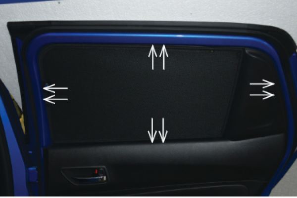 Preview: Car Shades Sun protection Suzuki Swift RZ AZ rear door window