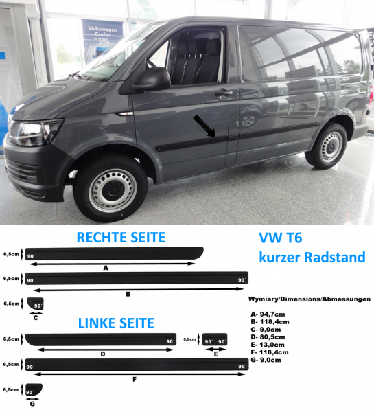 Impact Protection Strip VW T5