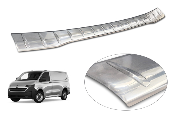 Preview: VW T7 Transporter TV TW Edelstahl Ladekantenschutz