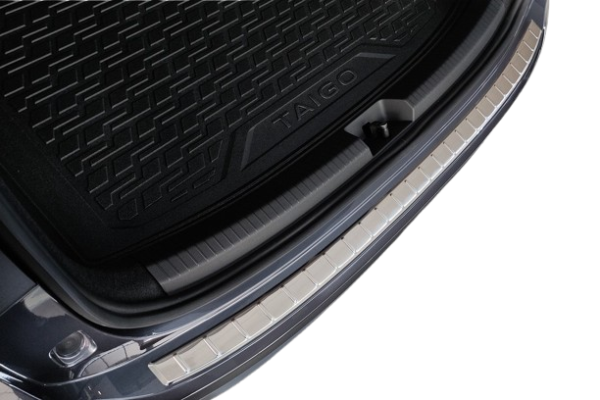 Preview: VW Taigo Edelstahl Ladekantenschutz