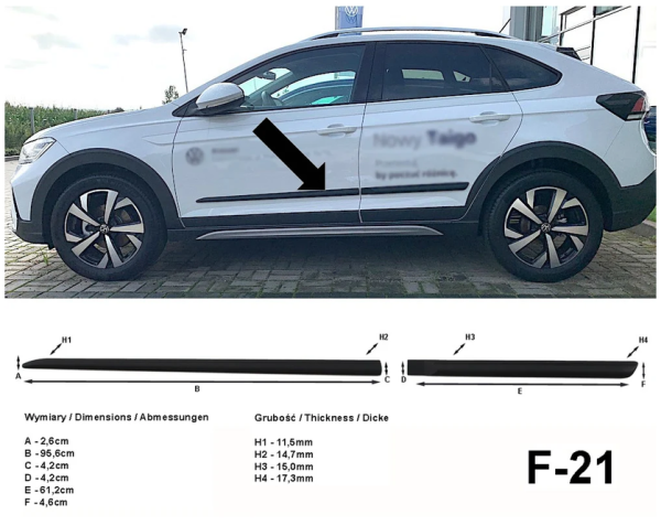 Preview: Impact Protection Strip VW Taigo
