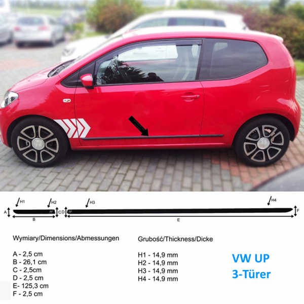 Impact Protection Strip VW UP