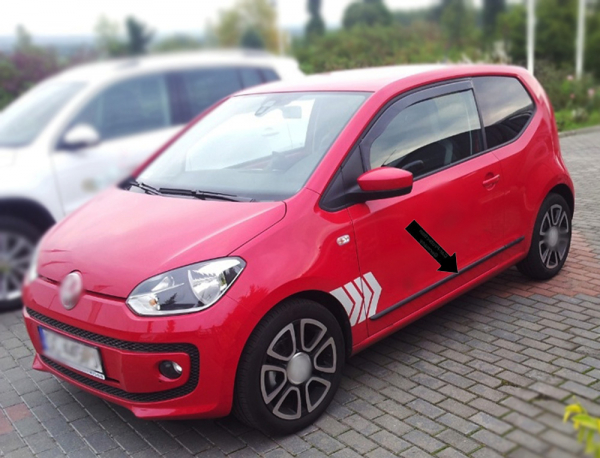 VW UP Impact Protection Strip