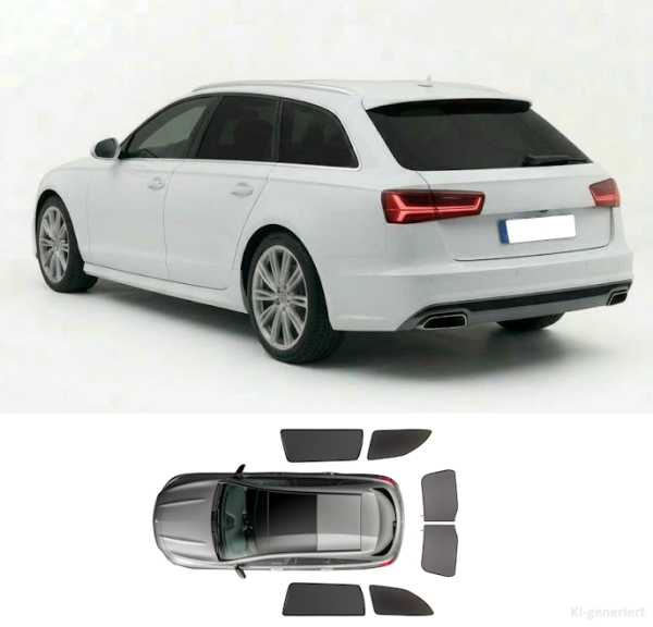 Car Shades Audi A6 Avant C7