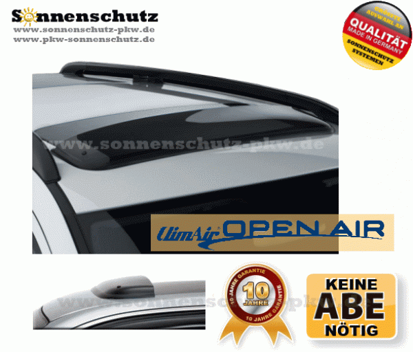 Dachwindabweiser Openair RANGE ROVER 1994-2002 rauchgrau