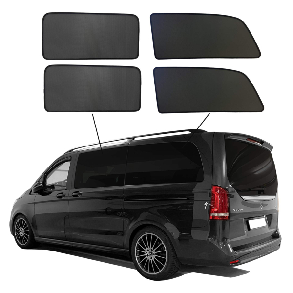 sun protection Mercedes V-Class W447 long Side windows Sunclip