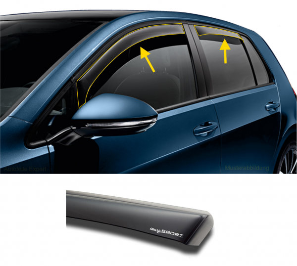 Windabweiser Mazda CX-5 KF schwarz