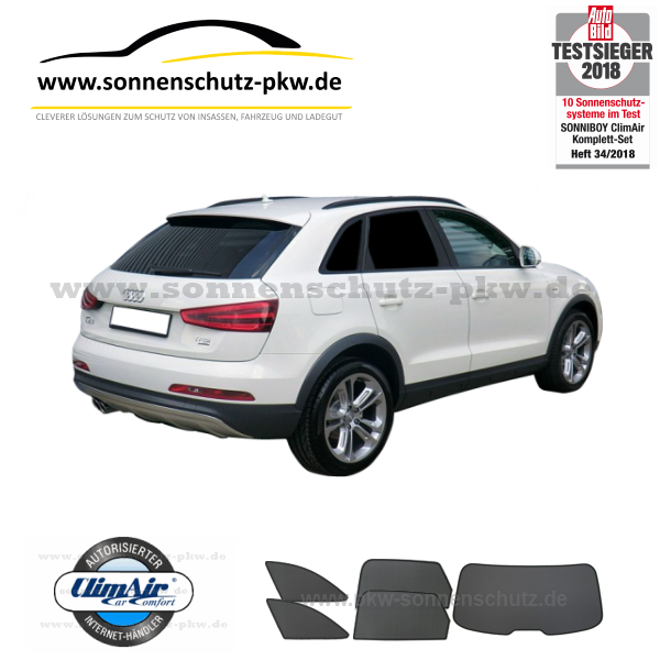 www.sonnenschutz-pkw.de - Kofferraumschutz AUDI Q3 8U