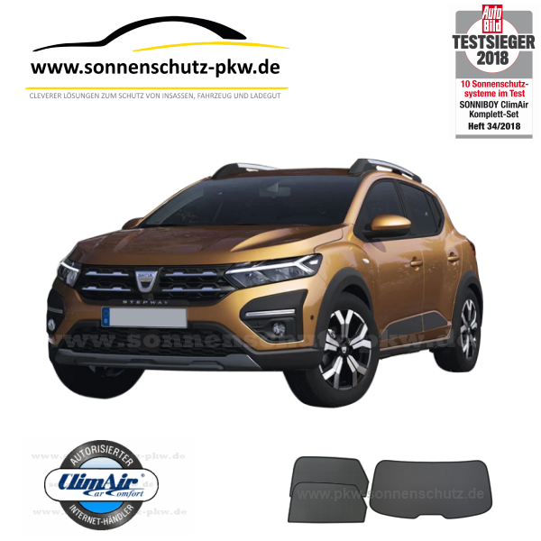 car shades sandero stepway DJF sonniboy