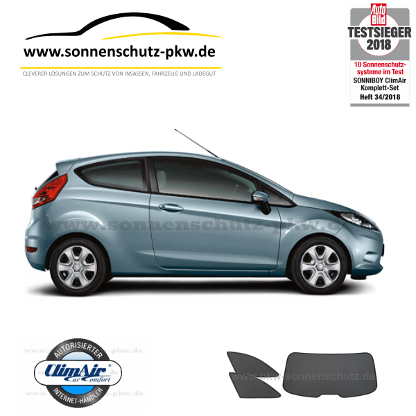 car shades Ford Fiesta JA8 sonniboy