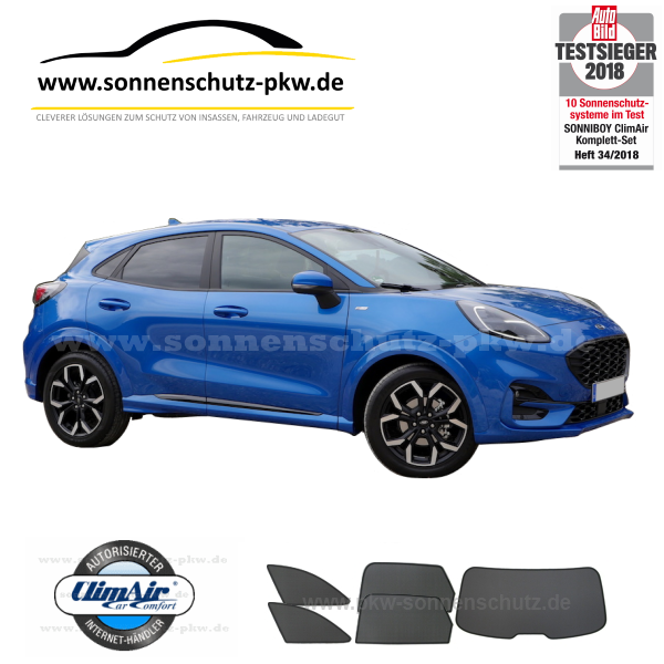 car shades ford puma sonniboy