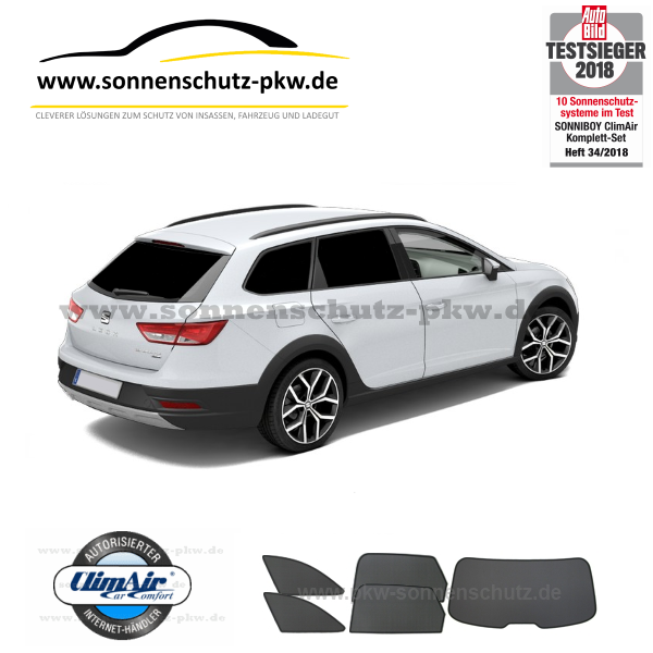 seat leon x-perience 5f sonnenschutz heckscheibe