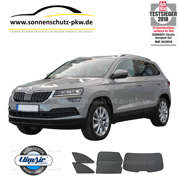 skoda karoq sonnenschutz sonniboy