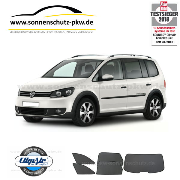 vw cross touran sonnenschutz sonniboy