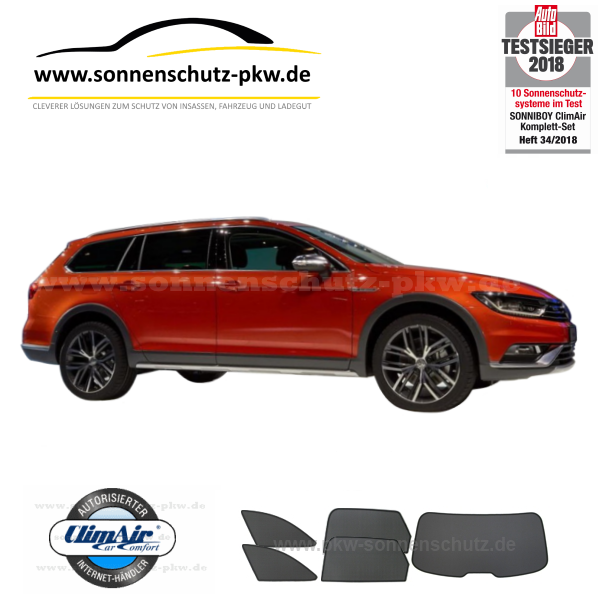 car shades VW Passat Alltrack B8