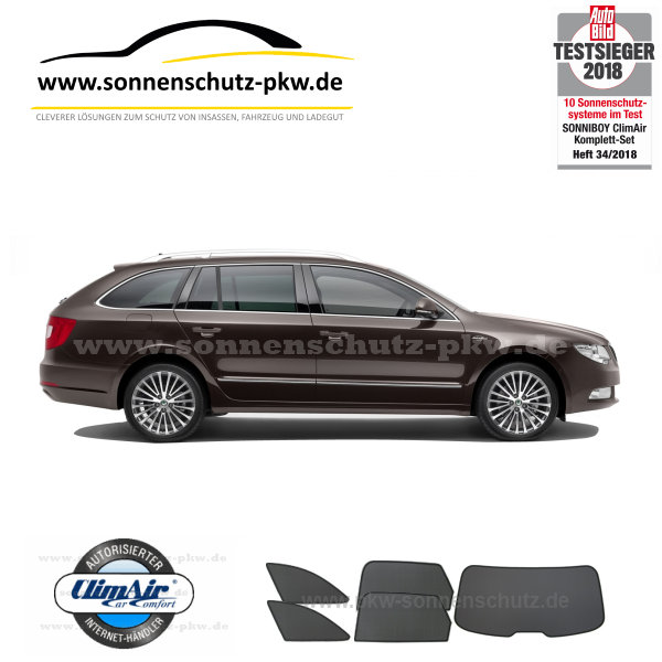 Sun shades sonniboy Skoda Superb Estate 3T