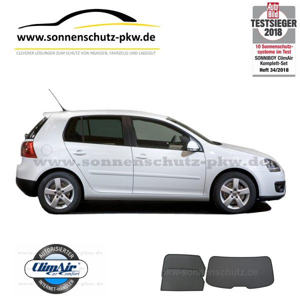 Sonniboy (Sonnenschutz) für VW GOLF VII FLH, TYP AU, 5-DOOR, 2013- für  Seitentüren hinten und Heckfenster
