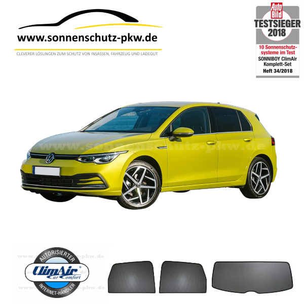 Sonnenschutz Sonniboy VW Golf 8 (CD) 5-Türer 11.2019-