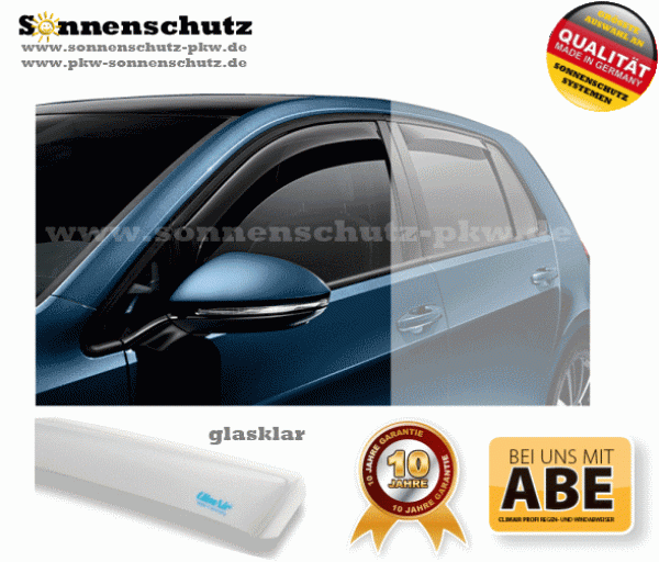 Wind deflector PROFI BMW Serie3 5-doors 1999 clear