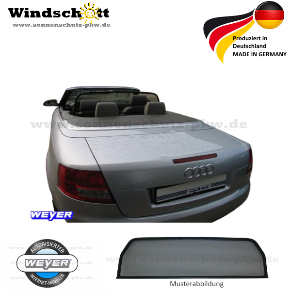 Windschott AUDI A4 Cabrio bis 06.2003