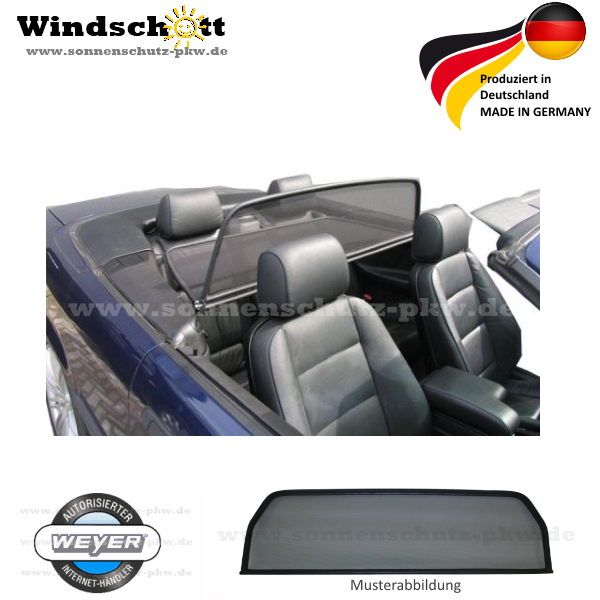 Bmw e36 outlet convertible wind deflector