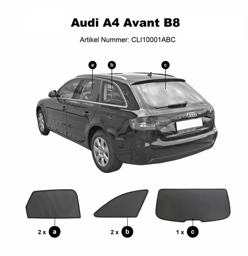  Sonnenschutz Sonniboy Audi A4 Avant B8 8K