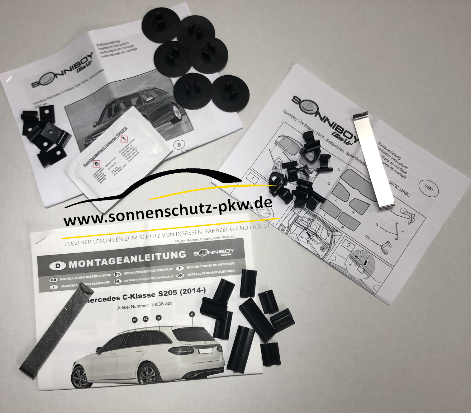  Climair Sonniboy Fitting Kit for Sun Shades -  Skoda