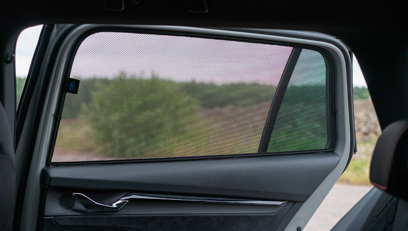 Set Car Shades (achterportieren) Skoda Karoq 2017- (2-delig